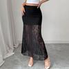 New Autumn and Winter Lace High Waist Slim Hip Autumn Winter Skirt
