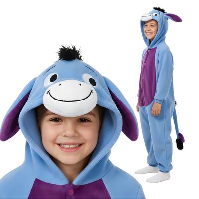 Piżama Onesie Kigurumi Kostium Osiołek Kłapouchy Dzieci 115-125Cm