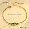 GEMCHIC Women's 18K Gold Plated Stainless Steel Natural Stone Freshwater Pearl Design Geometric Handmade Bracelet