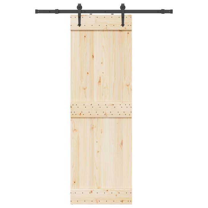 VidaXL Kit de quincaillerie de porte coulissante 152,5 cm acier noir, quincaillerie de porte coulissante, galet de porte 4009704