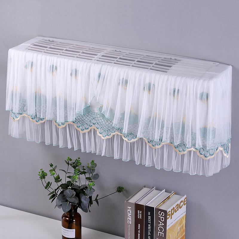 Universal Wall-Mounted Air Conditioner Dust Cover: Anti-Blow Windshield, Windproof Curtain, Full Sleeve Protection for Cabinet Machines