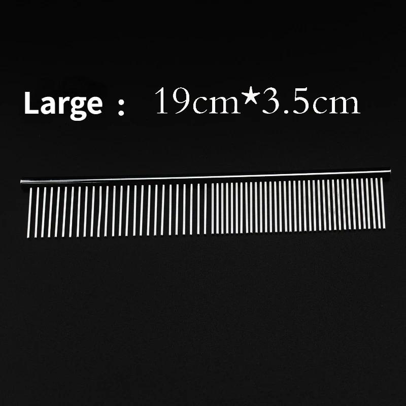 Pet Grooming Combs Stainless steel Brush For Puppy Dogs Cat Boundary Knot Massage Tools Professional  Cat Hair Cleaning Combs