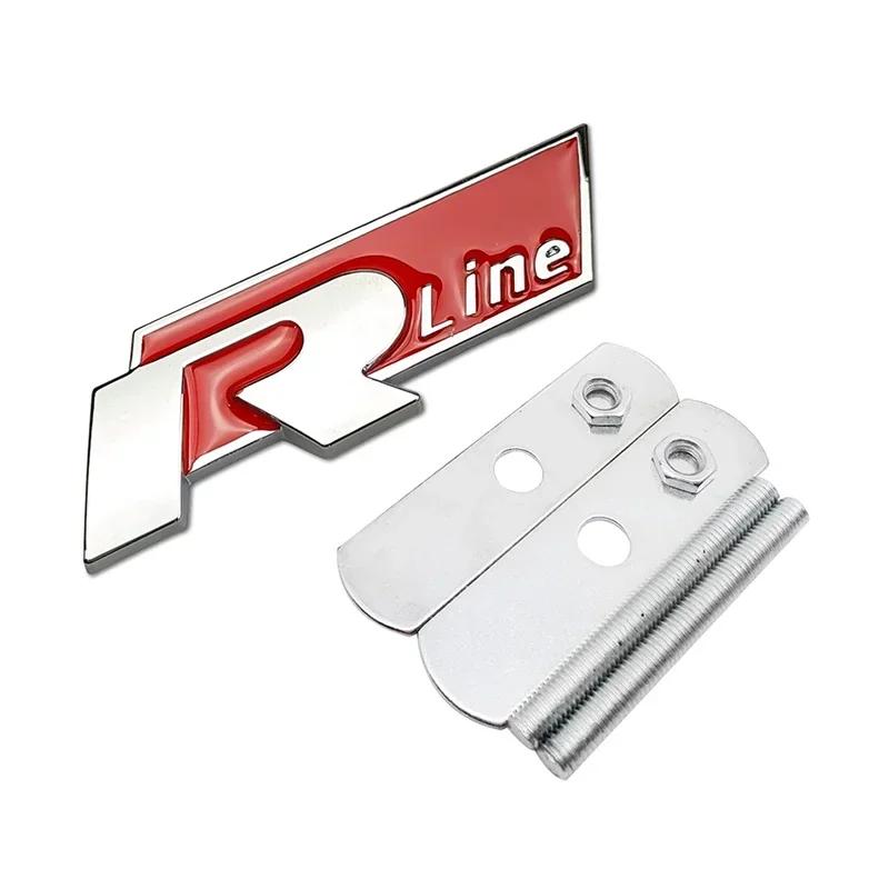 2026 Hot For VOLKSWAGEN VW 3D Metal for Volkswagen VW Rline R Golf Jetta Polo Passat B5 B6 Touareg Bora Beetle Car Grille Badge