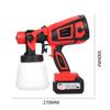 Paint Sprayer, 650W HVLP Electric Spray Paint   1400ml Container with 6 Copper Nozzles 3 Spraying Effects for Indoor and Outdoor Furniture, Fences, 