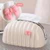 Nordic Conch Tissue Box with Spring Bathroom Face Towel Box Organizer Dustproof Toilet Paper Box Table Napkin Holder Home Decor