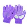 Rhinestone Figure Skating Gloves Palm Protection Kids Skating Mittens  Winter Sports