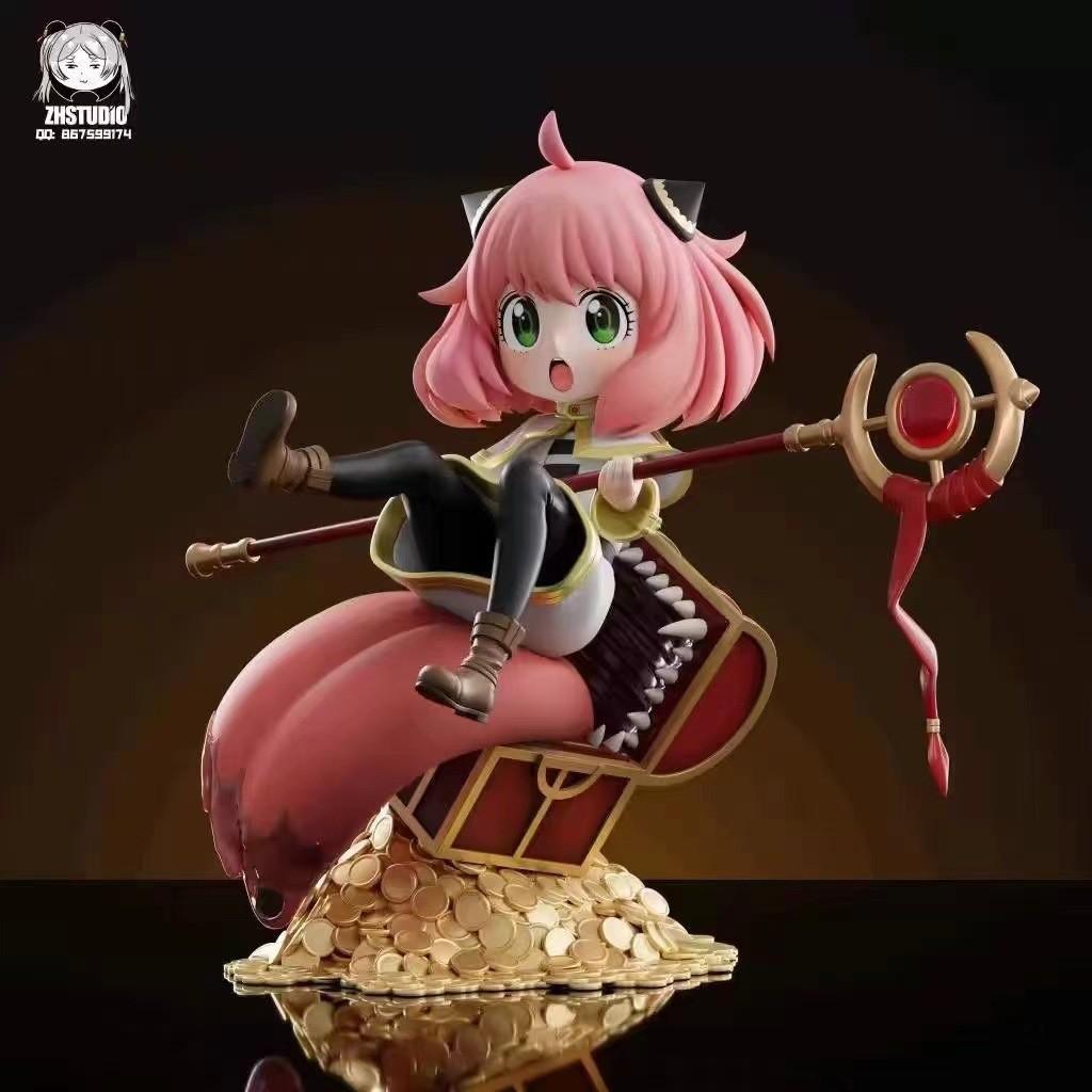 Q Version Aniya Cos Figure Fulillian Spy Play House Anime Peripheral Cute Girl Car Chassis GK