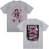 Singer Yungblud IDOLS World Tour Tshirts Unisexs Clothing Fashion Short Sleeves Tshirt Cotton Summer Oversized T Shirt Tops