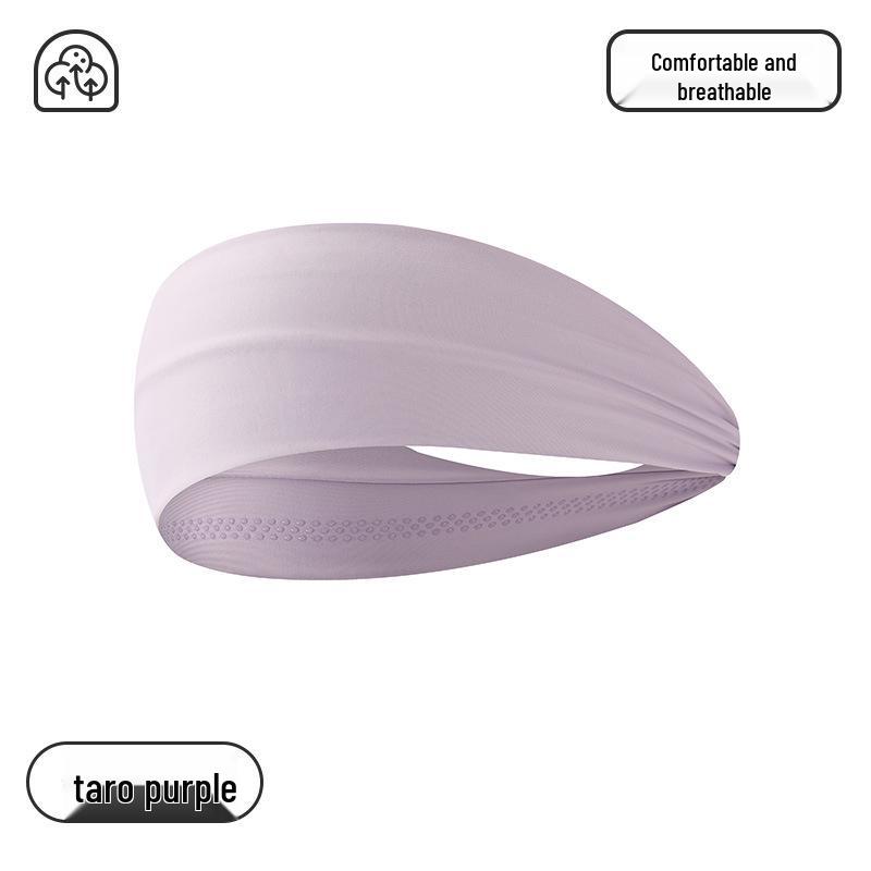 Unisex Sweat-Absorbing Embroidered Headband for Sports, Running, Fitness, and Yoga