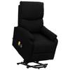 VidaXL Massage Chair Black Fabric 329751