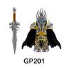 Lichkönig Mittelalterliche Runde Tafel Ritter Baustein Anime Sir Kay/Gaheris Steine Actionfigur Sammlermodell Puppe Spielzeug Geschenke