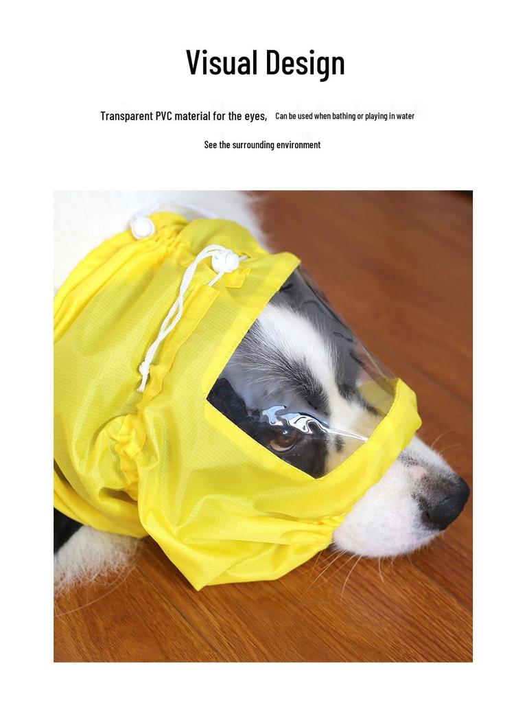 Waterproof Dog Bath & Swim Ear Protection Cap