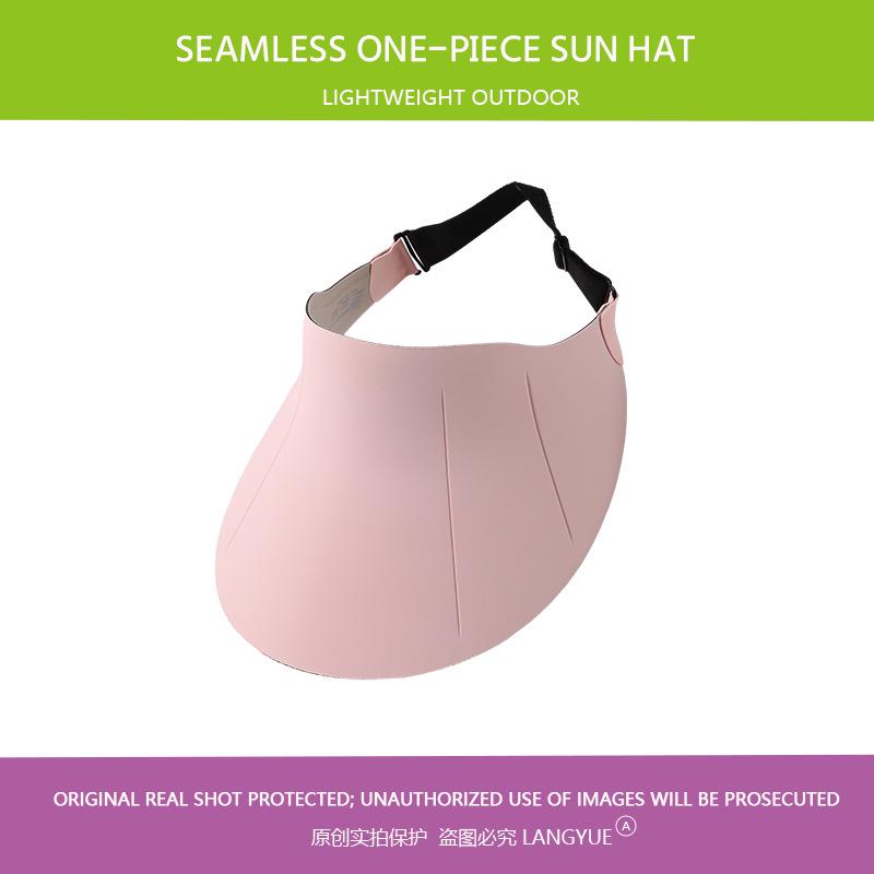 Women's Summer Adjustable Foldable Open-Top Sun Hat with Large Brim for Outdoor Travel