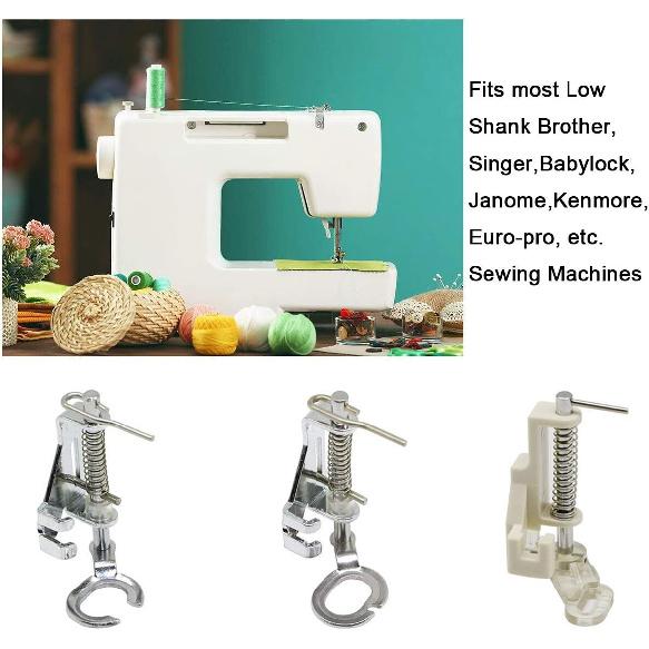 Large Metal Free Motion Quilting Darning Sewing Machine Presser Foot - Fits All