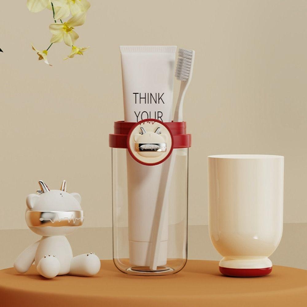 

Creative Travel Toiletry Cup Plastic Mouthwash Cup Durable Portable Brushing Cup Home