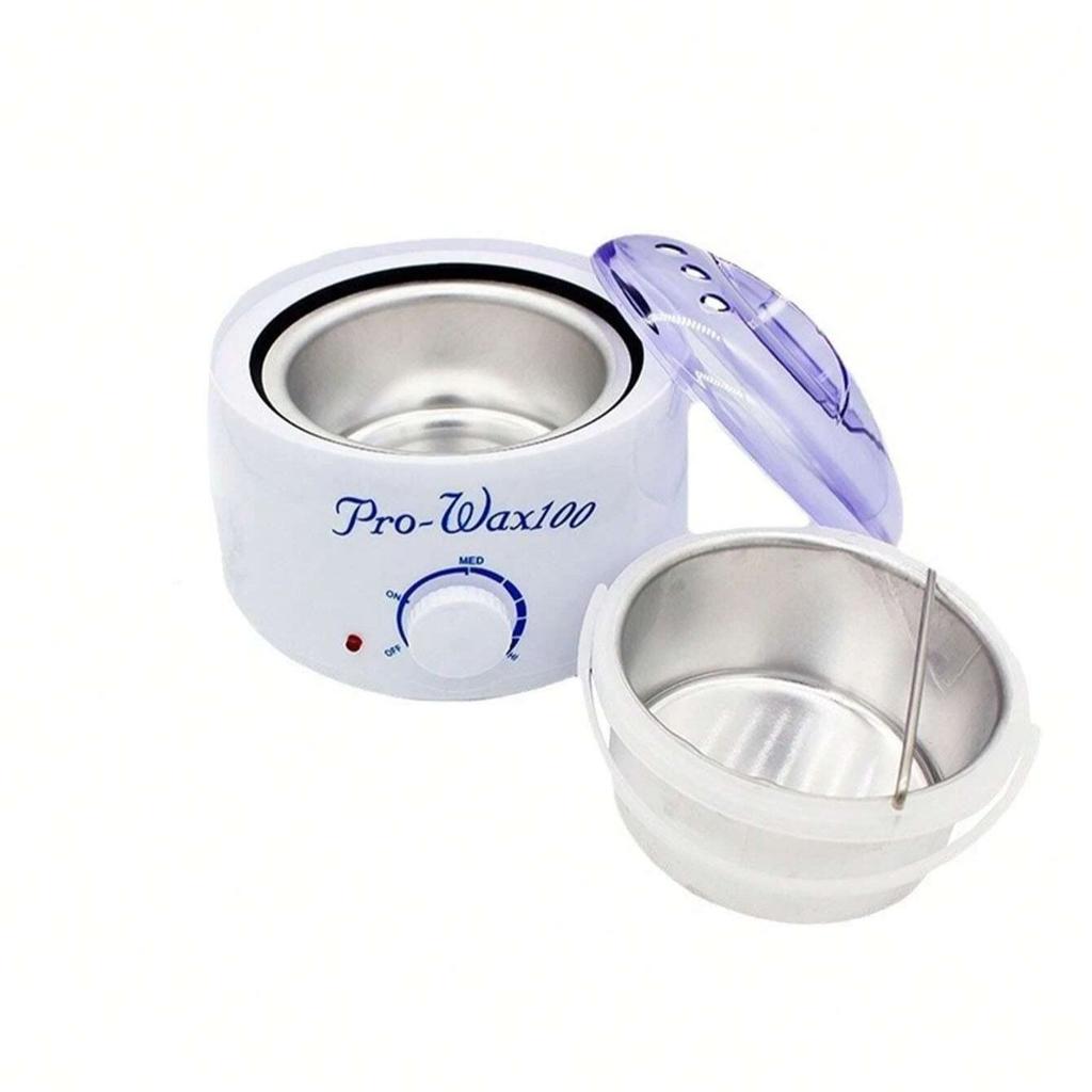 100W Wax Heater Adjustable Temperature Rapid Heating Easy to Clean Use on The Whole Body Wax Melting Furnace Epilator
