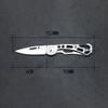 Outdoor Protable Stainless Steel Sharp Paring Folding Knife Pocket EDC Utility Knife for Camping Fruit Cutting Tool