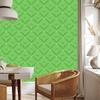 Wallpaper Geometric rhombuses green, center green 50x1000
