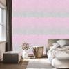 Light gray and powder pink glitter wallpaper for living room and bedroom 50x1000