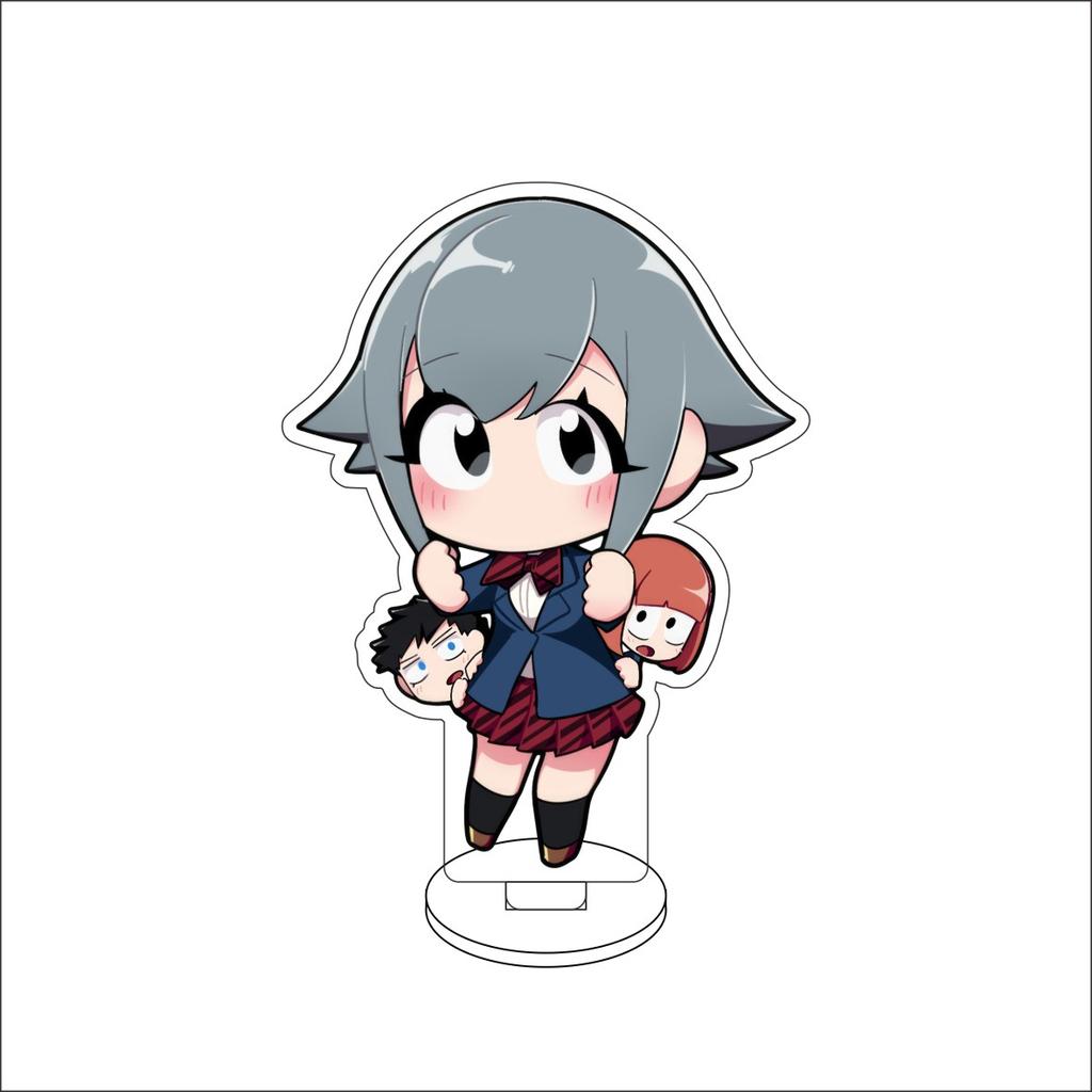 10CM Anime Komi Can't Communicate Figure Stand Model Komi Shōko/Tadano Hitohito/OsanaNajimi Cute Desk Decor Standing Sign Gifts