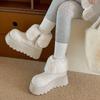 Fashion Winter Fashion Platform Thick Sole Women Fur Snow Boots Outdoor Comfort Warm Cotton Short Botas Para Mujer