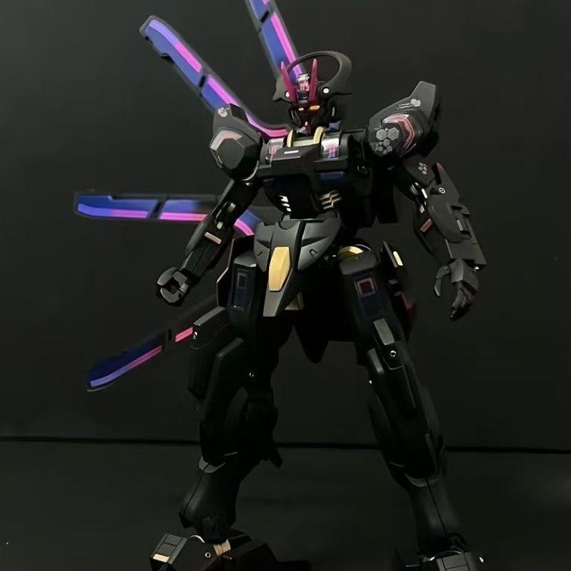 Schwarzette Viola Neon MDX-0003 HG 1/144 Assemblare Il Modello Action Figures Decorazione da Scrivania Giocattoli per Bambini Regalo Collezionabile