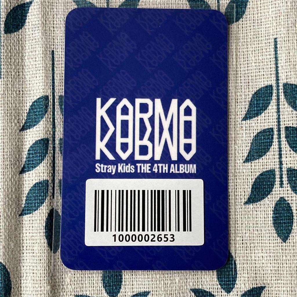 [USED] StrayKids KARMA FANS purchase bonus: ReSpa Changbin trading card