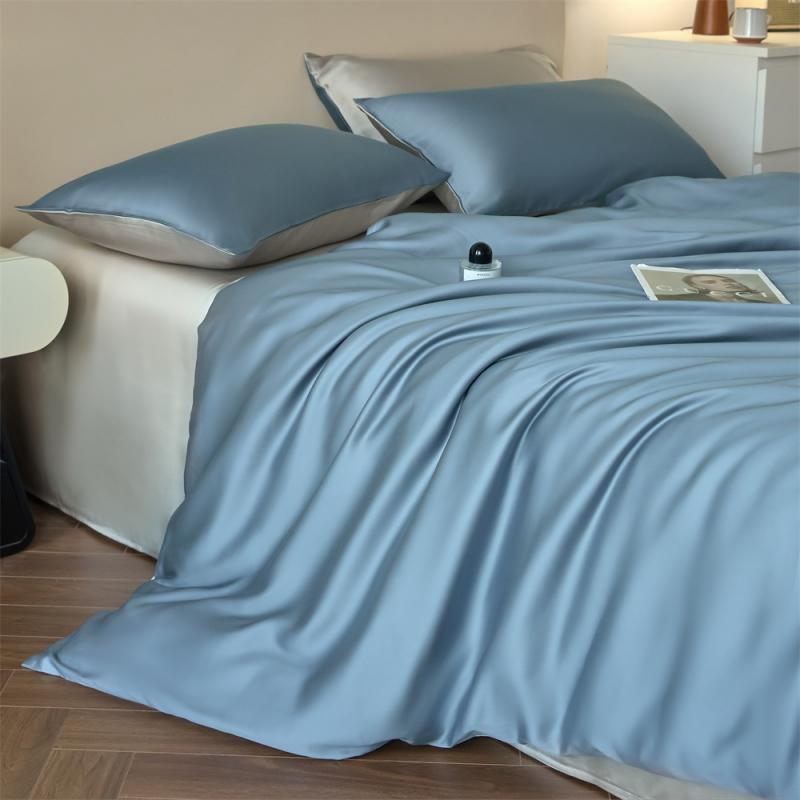 Svetanya 100s Lyocell Silkly Bedding Sets Summer Bed Linens Ru Europe Queen King Single Size Pillowcase Sheet Duvet Cover