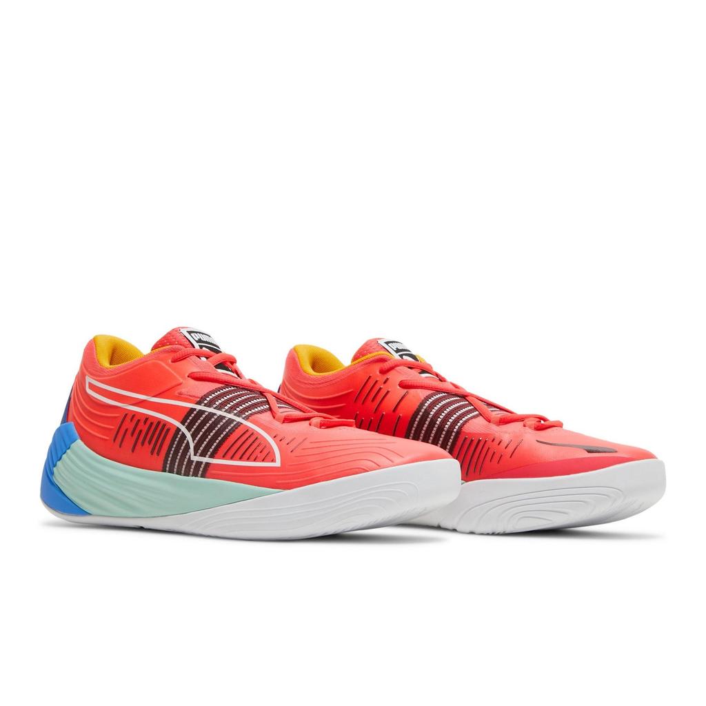 Puma Fusion Nitro 'Sunblaze' (Unisex) Sunblaze / Bluemazing Basketball Shoes 195514 01