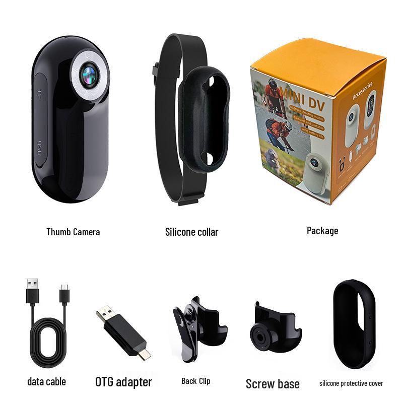 1080P Thumb Sports DV Camera: Portable Outdoor Cycling & Pet Action Dash Cam