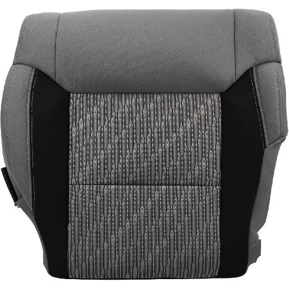 Driver Side Bottom Seat Cover Cloth Seat Cover Replacement For Toyota Tundra 2014 2015 2016 2017 2018 Driver Bottom Cloth Cover 2-Tone Gray