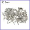 50 Set 15mm Universal Car Electrical Wire Connector Male Female Terminal