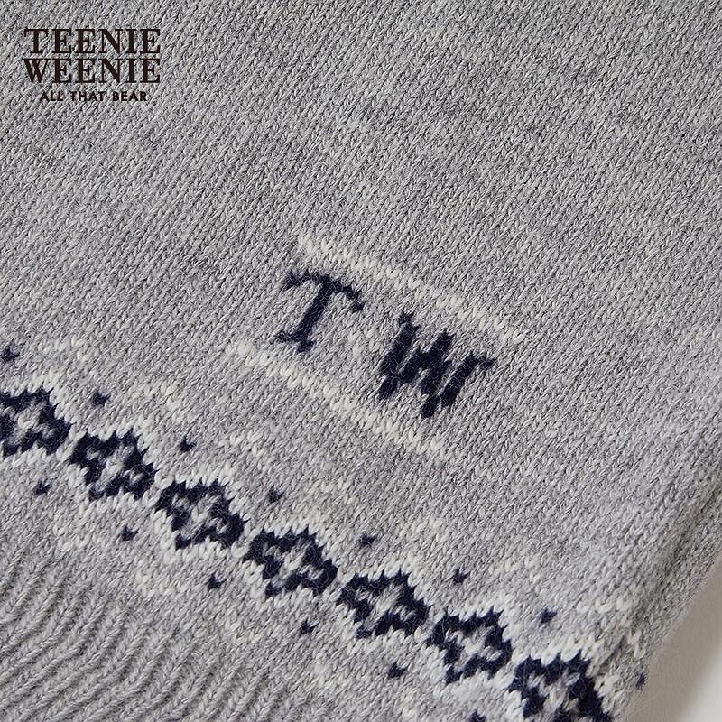 Teenie Weenie 2025 Winter Women's Cartoon Bear Sweater