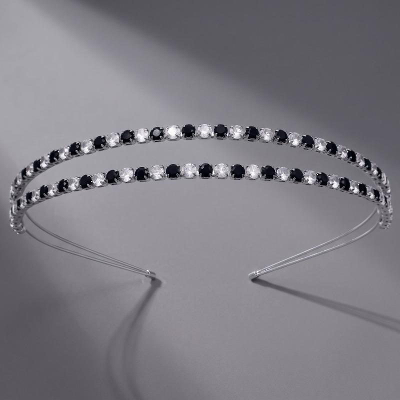 Luxury-lite Zirconia Hairband for Wedding Party, Suitable for Brides, Versatile Hairband for Women, Elegant Hair Accessory