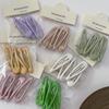 5 Pcs Hair Accessories Simple Personality Bangs Clip Edge Clip Hairpin BB Clip Cute Sweet Girl Heart Small Fresh Color Hairpin