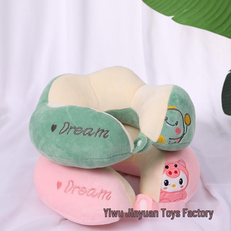Ergonomic U-Shaped Neck Pillow for Office, Car, and Airplane