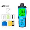 Multifunctional Digital Oxygen Meter O2 Gas Detector Sound Light Alarm Gas Monitor Handheld Air Quality Meter with Temperature LCD Display for Home