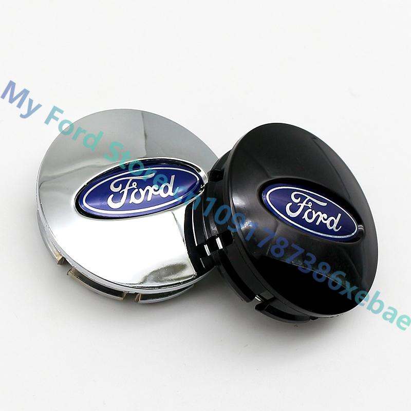 4Pcs 65mm Aluminum Wheel Center Hub Caps Rim Cover For Ford Fiesta Fusion Explorer Shelby Mondeo qd0 Auto Tuning Styling Accessory