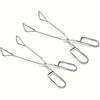 Barbecue Food Tongs, Heavy Duty Stainless Steel Kitchen Tongs for Cooking, Barbecue, Service Scissors Tongs- Buffet Tongs