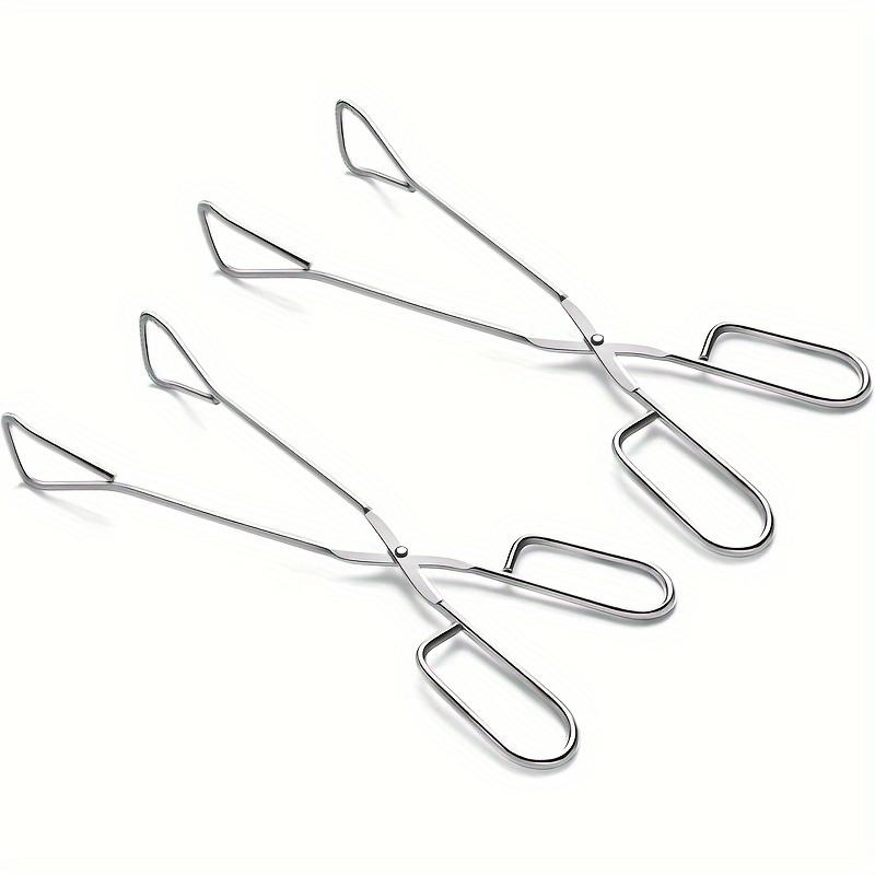 Barbecue Food Tongs, Heavy Duty Stainless Steel Kitchen Tongs for Cooking, Barbecue, Service Scissors Tongs- Buffet Tongs