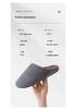 Chenille Men's Indoor Half-Covered Heel Non-Slip Cotton Slippers for Couples