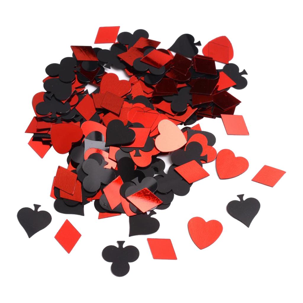 Bling 30 Confetti Sprinkle Spades Game Supplies Scatter