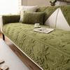 Jacquard Sofa Seat Cover Anti-Slip Padded Plush Sofa Cushion   Pet Friendly Half-Pack Sofa Covers For Living Room Bedroom Office