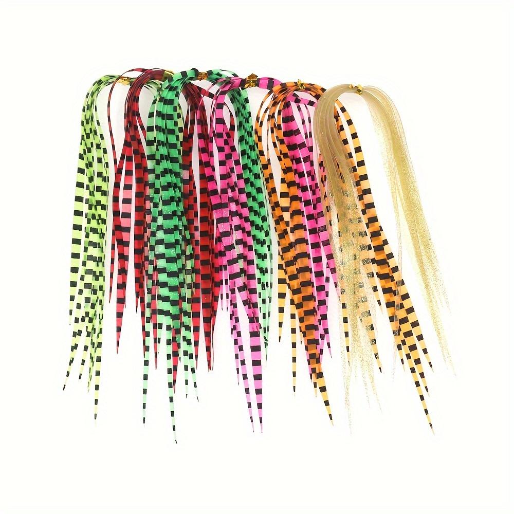 10KS Silikonové Sukně Streamerové Návnady Přívěsky Integrovaný Spinnerbait Buzzbait Gumové Jigové Návnady Materiály pro Vázání Mušek