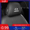 2025 Hot 2PCS Leather Car Seat Headrest Protective Cover Accessories For Mazda 6 3 2 CX5 CX7 323 Demio Axela Atenza CX9 MX3 MX5