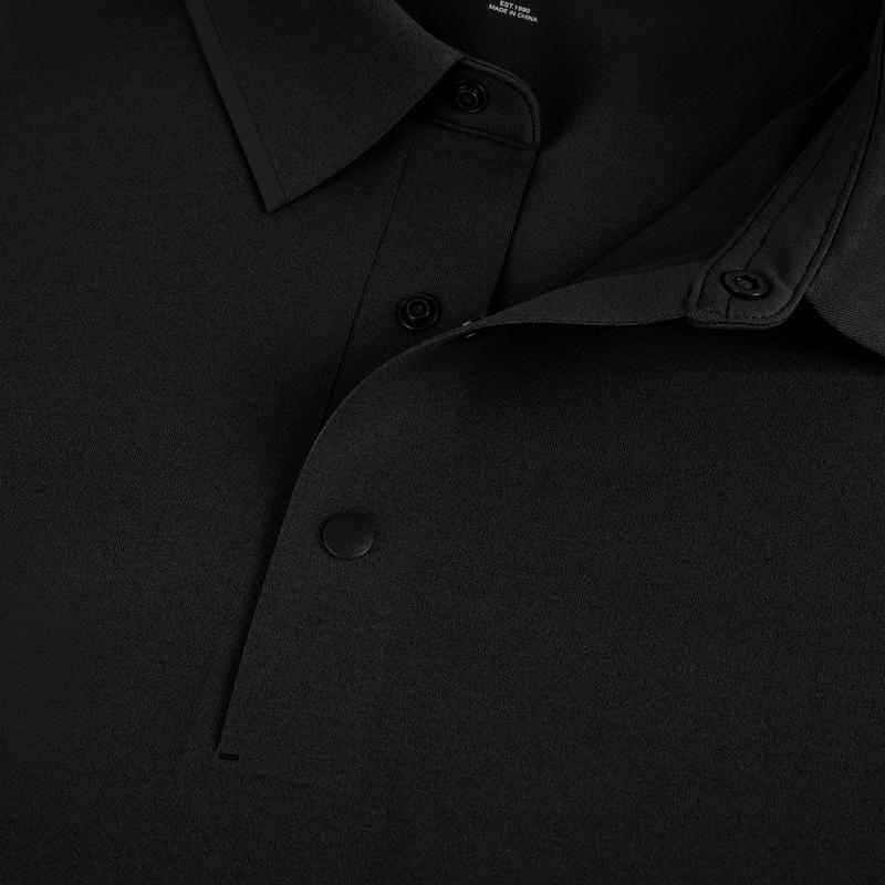 Li-Ning Fashionable Breathable Comfortable Short Sleeve Polo Shirt Men tops Black APLW239-1