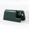 Bracket Holder Card Bag Kits Cowhide Leather Case For iPhone 15 Pro Max 14 Plus 13 Pro 12 Magnetic Wallet Stand Flip Phone Cover