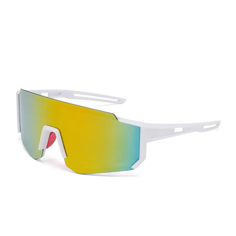 New Fashion UV400 Sports Sunglasses for Men Women Square Frame UV Protection Outdoor Driving Eyewear