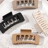 Square Plastic Hair Claw Clip For Women Secure Grip Lightweight Hair Accessory Hairpin For Comfort And Styling