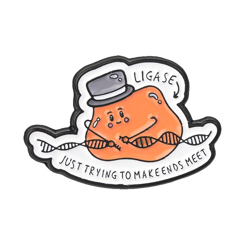 Xiaomi Biology Cell Organelle Mitochondria Badge Enamel Pins Ligase Joining DNA Powerhouse Of The Cell Brooches Lapel Badge Accessories
